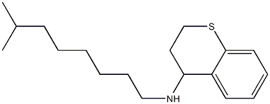 N-(7-methyloctyl)-3,4-dihydro-2H-1-benzothiopyran-4-amine Struktur