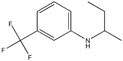 N-(butan-2-yl)-3-(trifluoromethyl)aniline 化学構造式