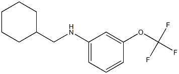 N-(cyclohexylmethyl)-3-(trifluoromethoxy)aniline Structure
