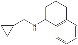 N-(cyclopropylmethyl)-1,2,3,4-tetrahydronaphthalen-1-amine 结构式