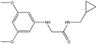 N-(cyclopropylmethyl)-2-[(3,5-dimethoxyphenyl)amino]acetamide|