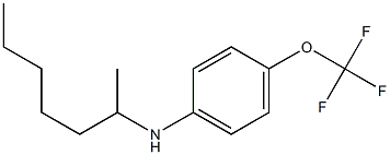 N-(heptan-2-yl)-4-(trifluoromethoxy)aniline,,结构式