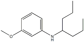 N-(heptan-4-yl)-3-methoxyaniline Structure