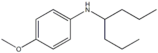 N-(heptan-4-yl)-4-methoxyaniline,,结构式