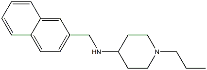 N-(naphthalen-2-ylmethyl)-1-propylpiperidin-4-amine Structure