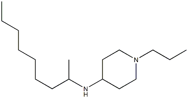 N-(nonan-2-yl)-1-propylpiperidin-4-amine 化学構造式