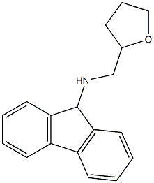 N-(oxolan-2-ylmethyl)-9H-fluoren-9-amine Struktur