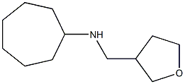 N-(oxolan-3-ylmethyl)cycloheptanamine Struktur