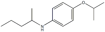 N-(pentan-2-yl)-4-(propan-2-yloxy)aniline 结构式