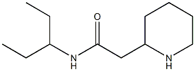 N-(pentan-3-yl)-2-(piperidin-2-yl)acetamide Structure