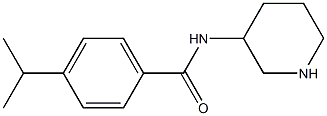 N-(piperidin-3-yl)-4-(propan-2-yl)benzamide Struktur