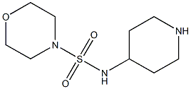 N-(piperidin-4-yl)morpholine-4-sulfonamide Struktur