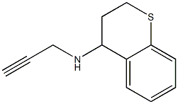 N-(prop-2-yn-1-yl)-3,4-dihydro-2H-1-benzothiopyran-4-amine,,结构式