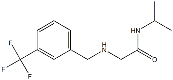  N-(propan-2-yl)-2-({[3-(trifluoromethyl)phenyl]methyl}amino)acetamide