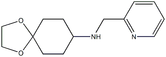 N-(pyridin-2-ylmethyl)-1,4-dioxaspiro[4.5]decan-8-amine Structure