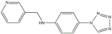 N-(pyridin-3-ylmethyl)-4-(1H-1,2,3,4-tetrazol-1-yl)aniline Structure