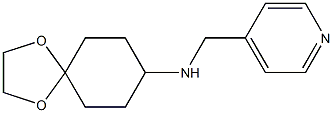 N-(pyridin-4-ylmethyl)-1,4-dioxaspiro[4.5]decan-8-amine Structure