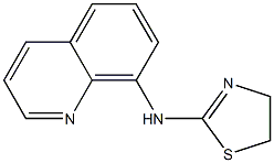 N-(quinolin-8-yl)-4,5-dihydro-1,3-thiazol-2-amine Structure