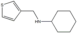 N-(thiophen-3-ylmethyl)cyclohexanamine Structure