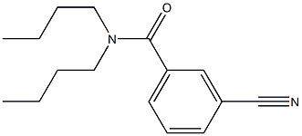 N,N-dibutyl-3-cyanobenzamide Structure