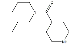 N,N-dibutylpiperidine-4-carboxamide 化学構造式