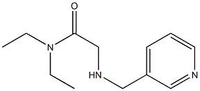 N,N-diethyl-2-[(pyridin-3-ylmethyl)amino]acetamide Struktur