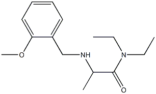  N,N-diethyl-2-{[(2-methoxyphenyl)methyl]amino}propanamide