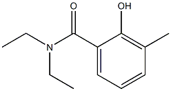 N,N-diethyl-2-hydroxy-3-methylbenzamide Structure