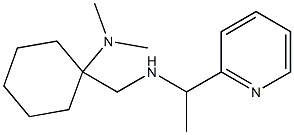 N,N-dimethyl-1-({[1-(pyridin-2-yl)ethyl]amino}methyl)cyclohexan-1-amine 结构式