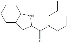 N,N-dipropyloctahydro-1H-indole-2-carboxamide,,结构式