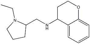 N-[(1-ethylpyrrolidin-2-yl)methyl]-3,4-dihydro-2H-1-benzopyran-4-amine Structure