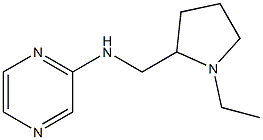 N-[(1-ethylpyrrolidin-2-yl)methyl]pyrazin-2-amine 结构式