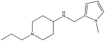 N-[(1-methyl-1H-pyrrol-2-yl)methyl]-1-propylpiperidin-4-amine,,结构式