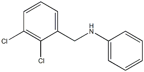 N-[(2,3-dichlorophenyl)methyl]aniline Structure