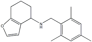 N-[(2,4,6-trimethylphenyl)methyl]-4,5,6,7-tetrahydro-1-benzofuran-4-amine Structure