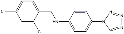 N-[(2,4-dichlorophenyl)methyl]-4-(1H-1,2,3,4-tetrazol-1-yl)aniline