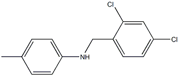 N-[(2,4-dichlorophenyl)methyl]-4-methylaniline Structure