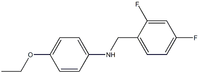 N-[(2,4-difluorophenyl)methyl]-4-ethoxyaniline Struktur