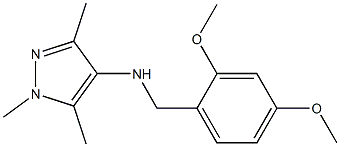  N-[(2,4-dimethoxyphenyl)methyl]-1,3,5-trimethyl-1H-pyrazol-4-amine