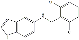 N-[(2,6-dichlorophenyl)methyl]-1H-indol-5-amine