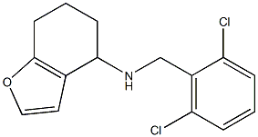 N-[(2,6-dichlorophenyl)methyl]-4,5,6,7-tetrahydro-1-benzofuran-4-amine Structure