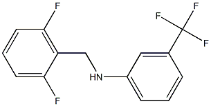 N-[(2,6-difluorophenyl)methyl]-3-(trifluoromethyl)aniline Struktur