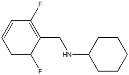 N-[(2,6-difluorophenyl)methyl]cyclohexanamine Structure