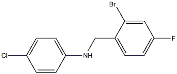 N-[(2-bromo-4-fluorophenyl)methyl]-4-chloroaniline