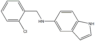 N-[(2-chlorophenyl)methyl]-1H-indol-5-amine Structure