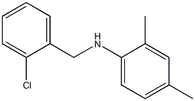N-[(2-chlorophenyl)methyl]-2,4-dimethylaniline Struktur