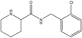 N-[(2-chlorophenyl)methyl]piperidine-2-carboxamide 结构式