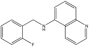 N-[(2-fluorophenyl)methyl]quinolin-5-amine Struktur