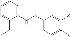 N-[(3,4-dichlorophenyl)methyl]-2-ethylaniline Struktur