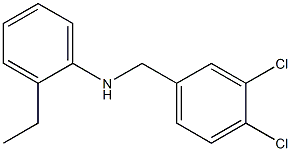 N-[(3,4-dichlorophenyl)methyl]-2-ethylaniline Structure